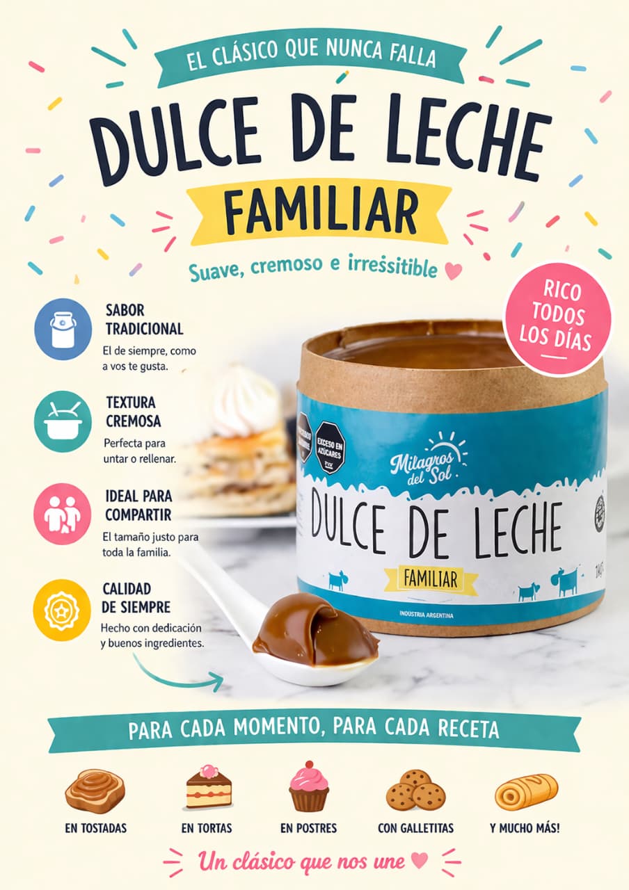 Dulce de leche familiar