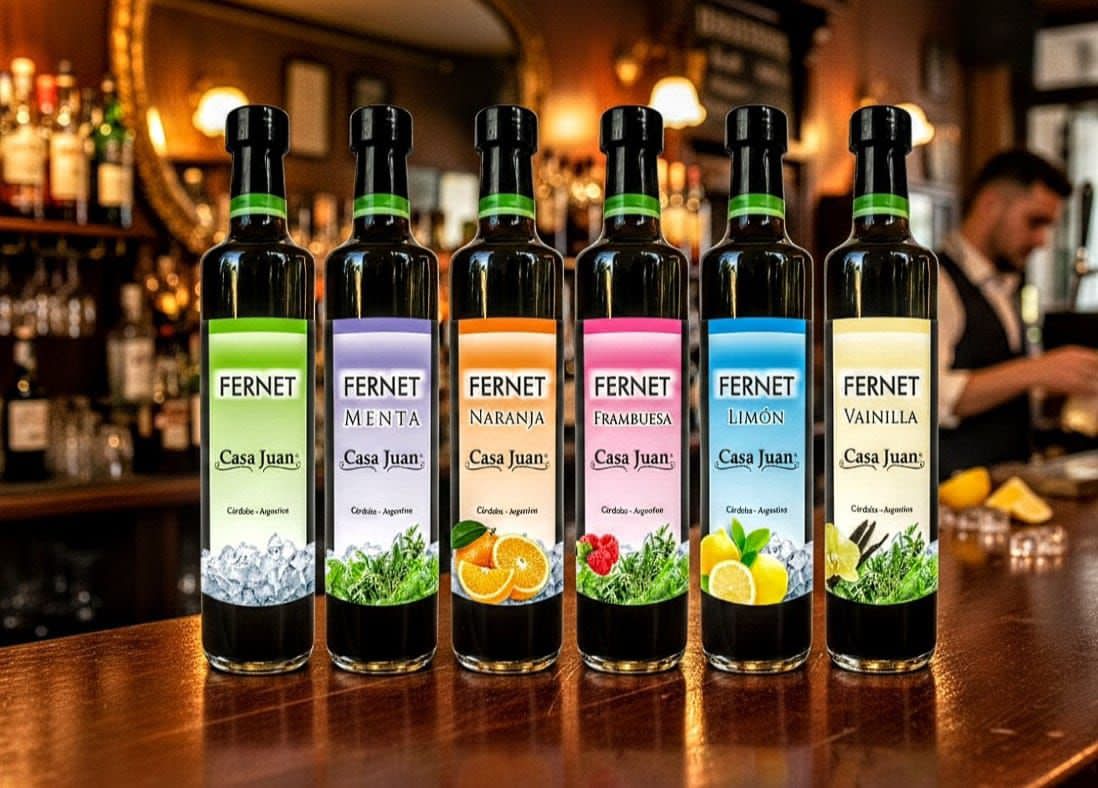 Fernet Casa Juan saborizado