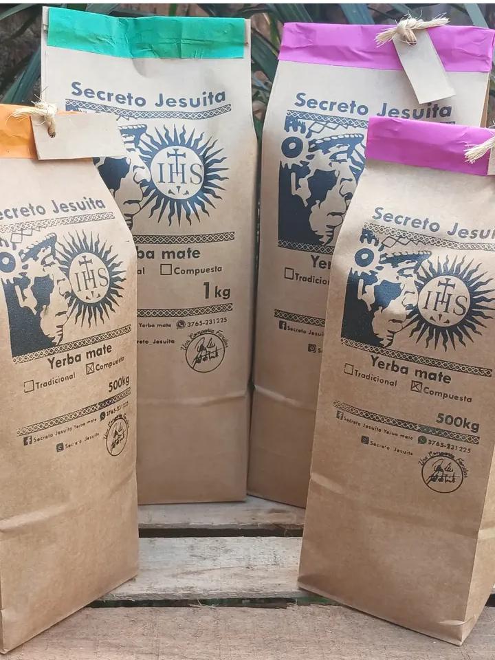 Bolsas de yerba mate Secreto Jesuita